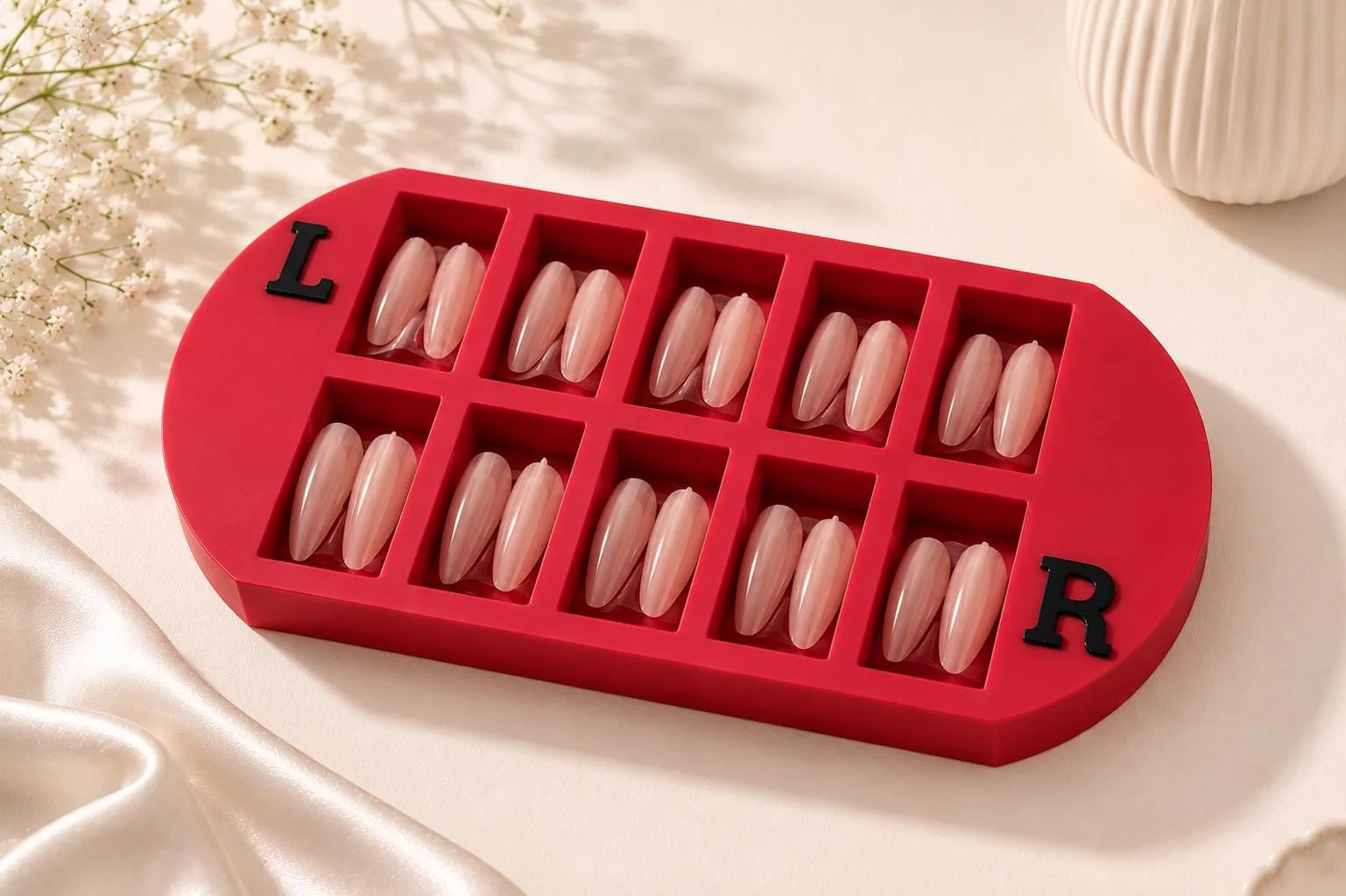 10-Compartment Press-On Nail Display Tray, photo 4 of 4