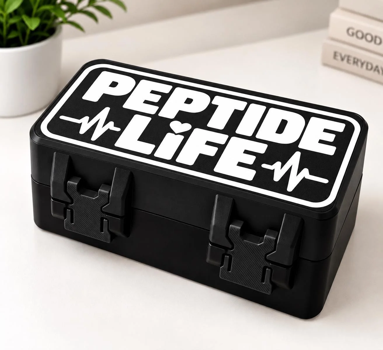 3mL Vial Storage Case, 3D printed in PLA