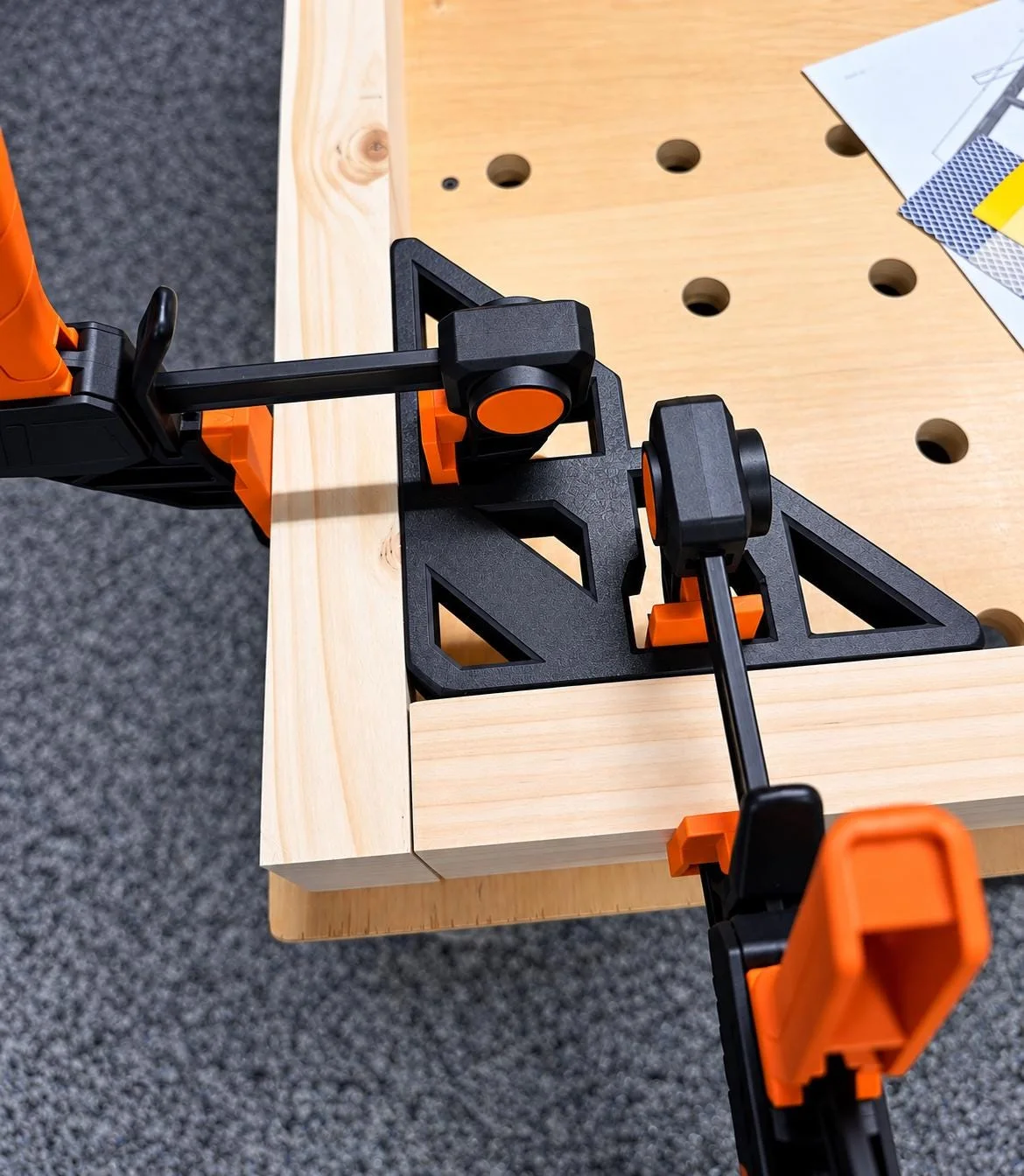 Compact 90 Degree Clamp Mounting Jig, photo 2 of 3