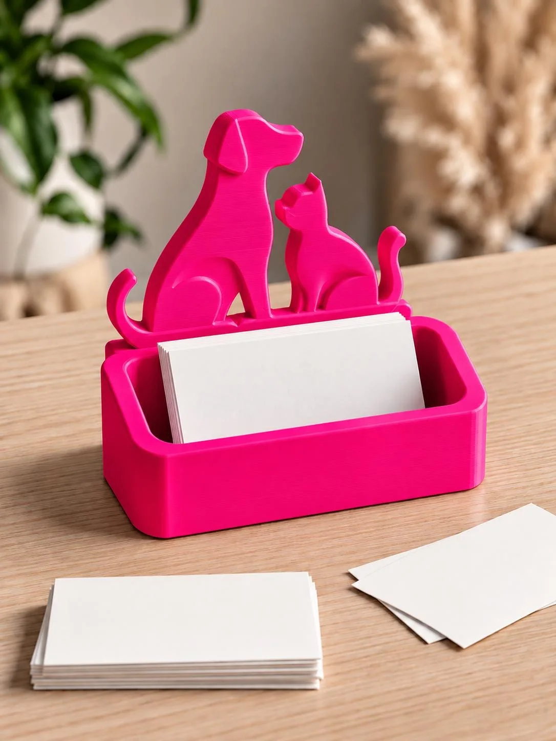Dog Cat Business Card Holder, photo 2 of 4