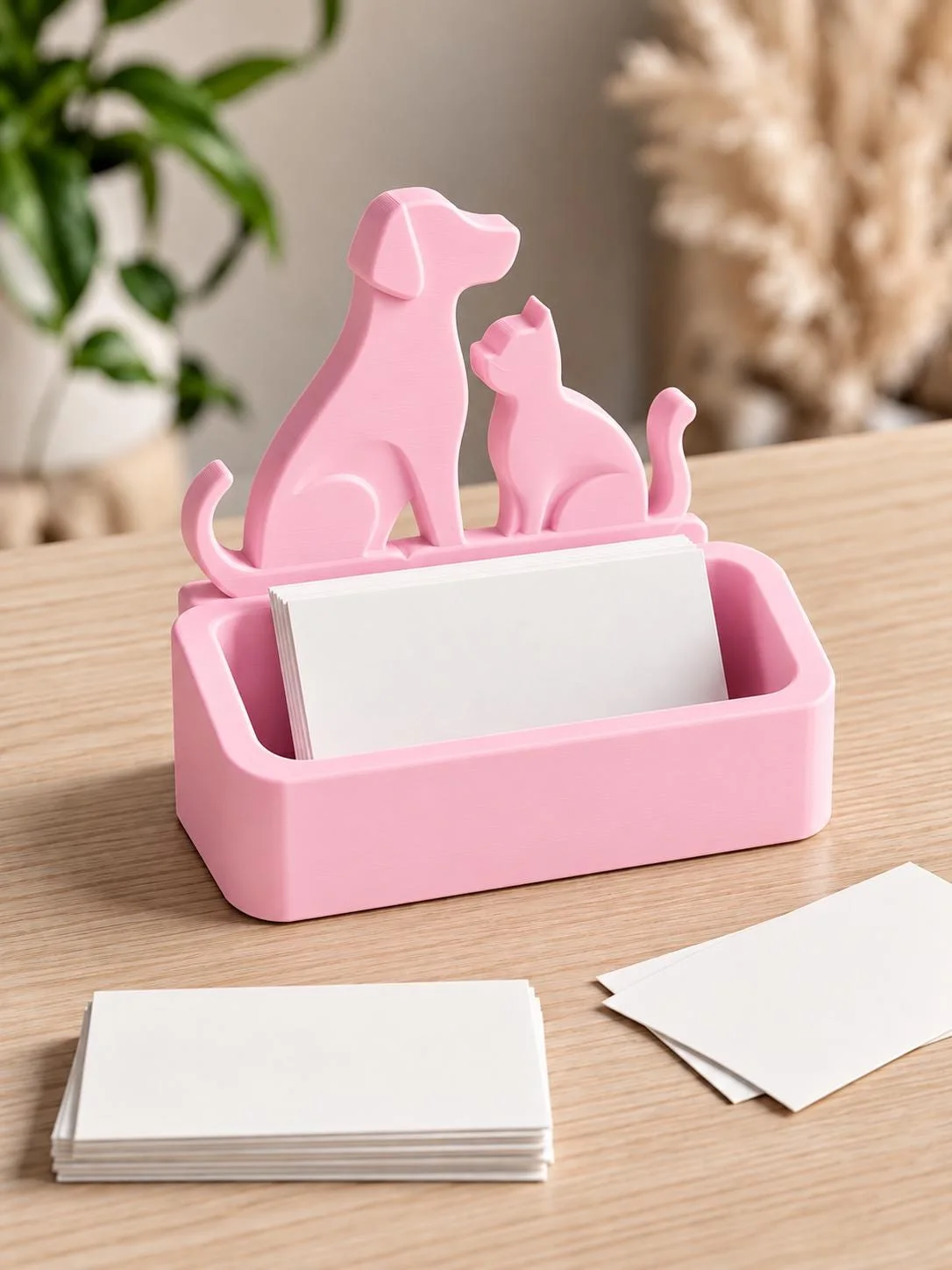 Dog Cat Business Card Holder, photo 3 of 4