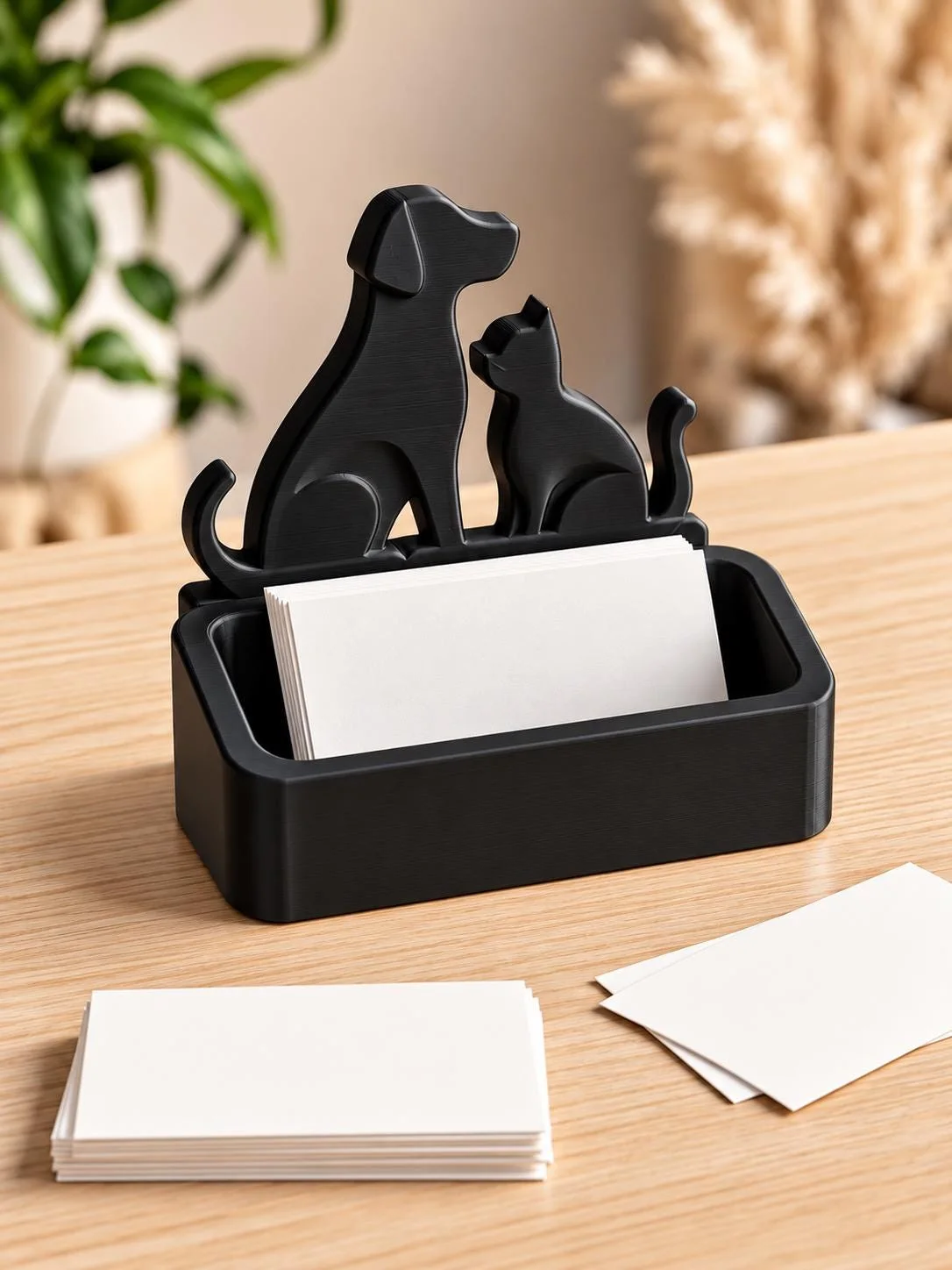 Dog Cat Business Card Holder, photo 4 of 4