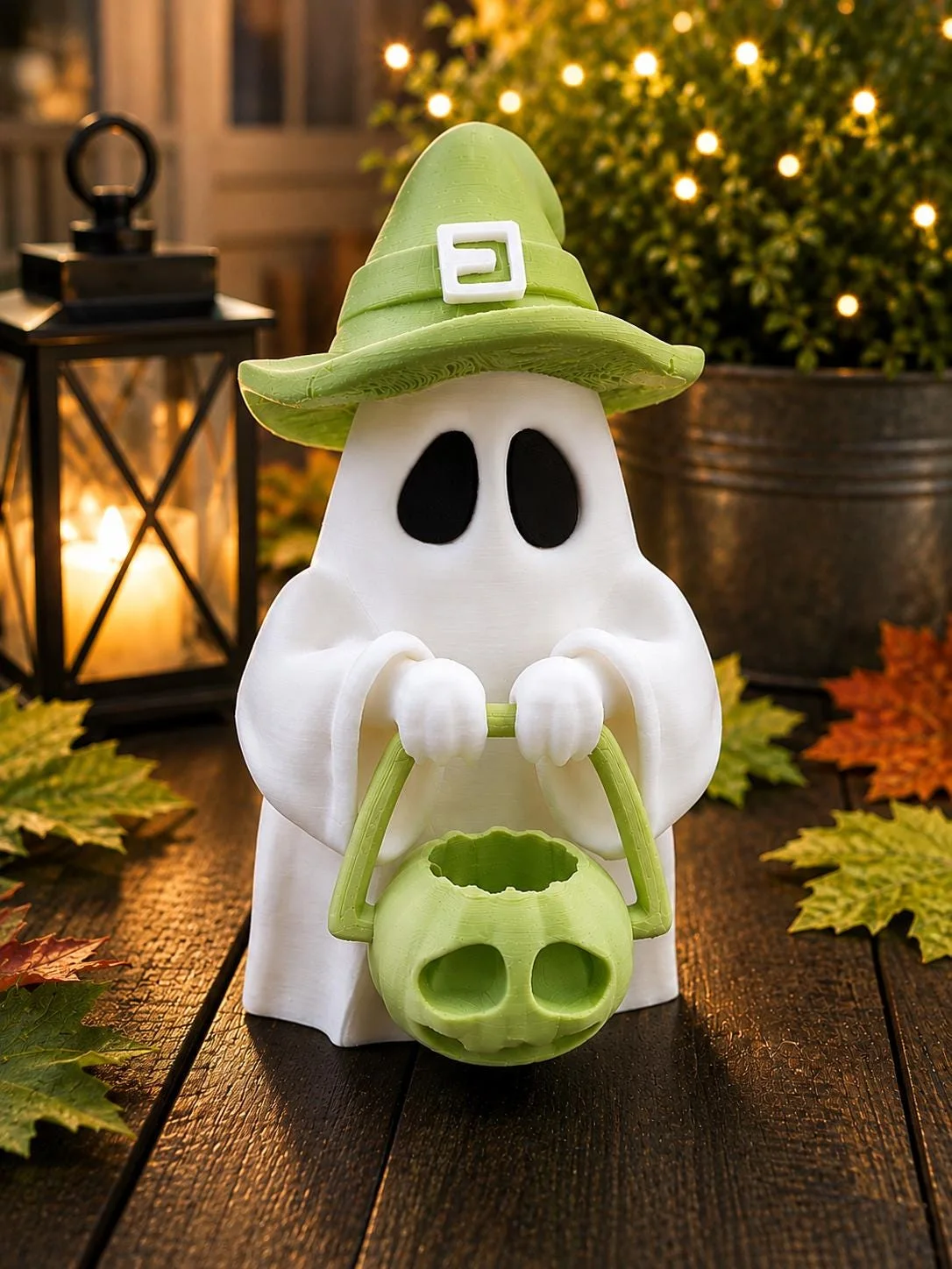 Ghost Witch Hat Candy Basket, photo 4 of 4
