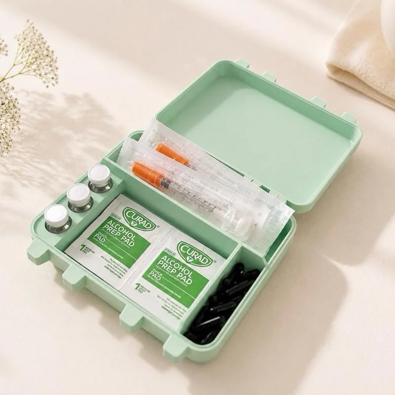 Injection Supply Organizer Case, 3D printed in PLA