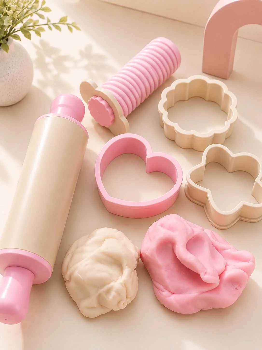 Kids Play Dough Tools, 3D printed in PLA