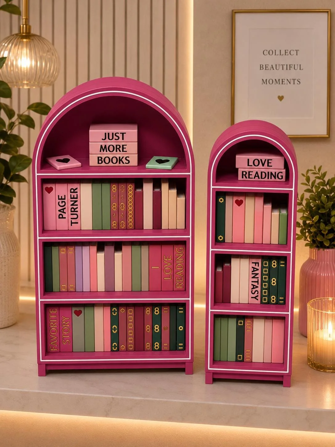 Miniature Arched Bookshelf Decor, photo 2 of 4