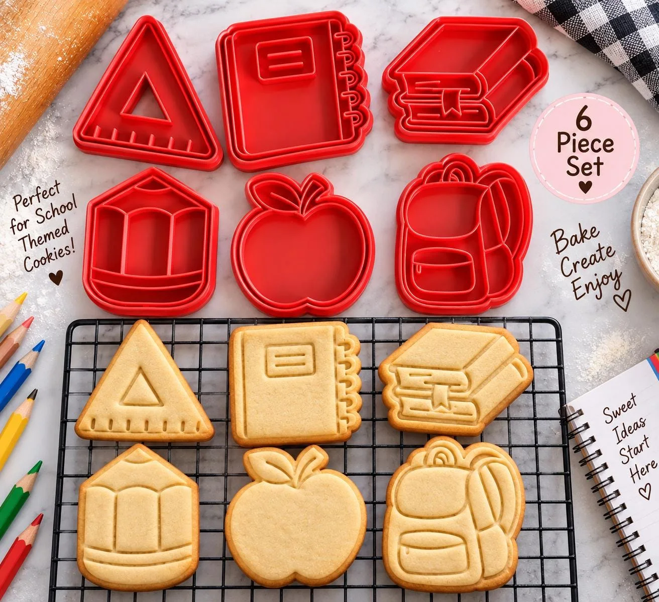 School Cookie Cutter Set, photo 2 of 3