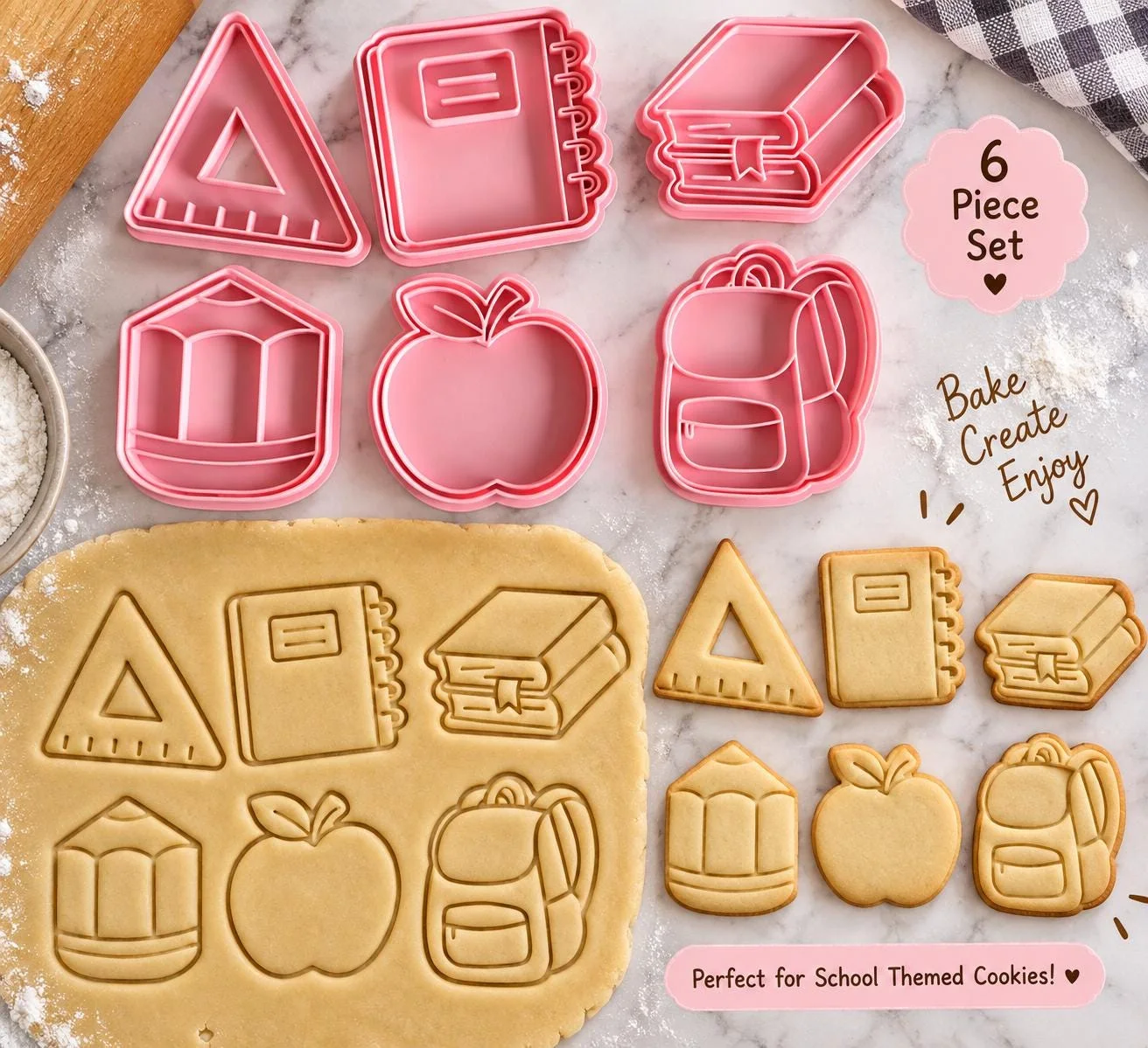 School Cookie Cutter Set, photo 3 of 3