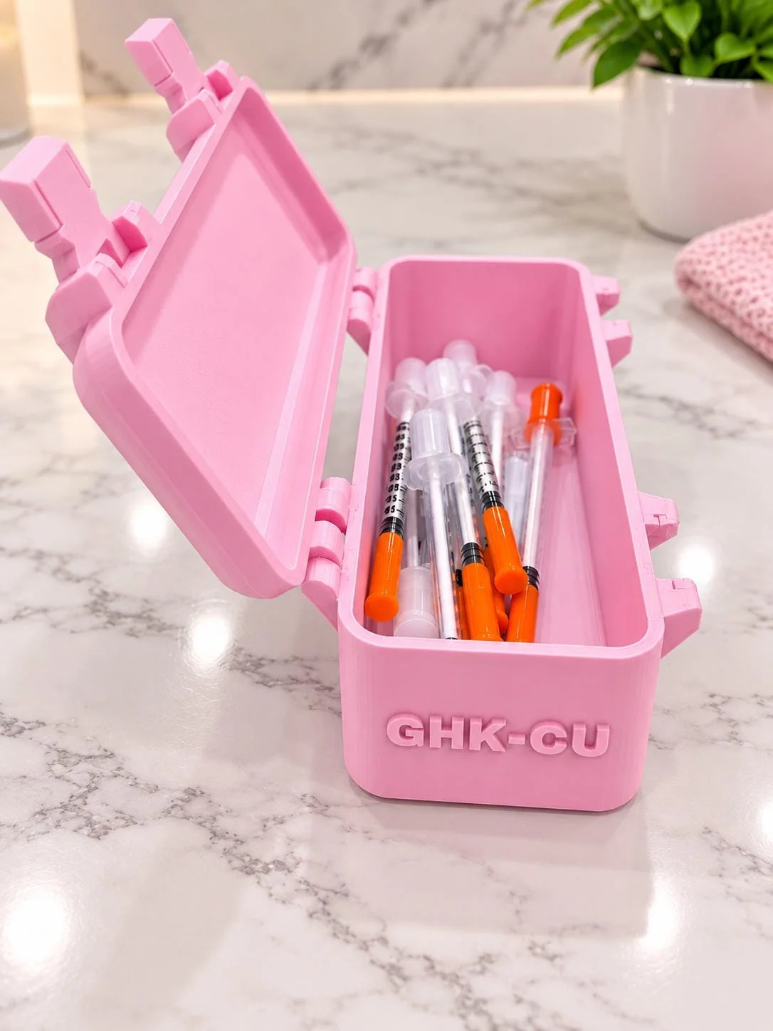 Syringe Storage Case, 3D printed in PLA